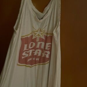 Magnolia Pearl tank dress Lone Star Beer